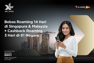 XL Prioritas menghadirkan PRIO PASS yang memberikan manfaat berupa gratis roaming di Malaysia dan Singapura (foto/ist)